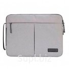 Серый чехол-сумка для Macbook Air/Pro 13" Jack Spark Tissue Series