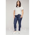 Джинсы женские зауженные MZ025CH-033 DARK BLUE размеры 28-33