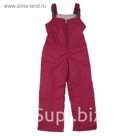 Полукомбинезон для девочки, рост 128 см, цвет бордовый ПКД-5/20