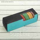 Коробка для сладостей "Не жди, действуй", мятный, 5.5 х 5.5 х 18 см