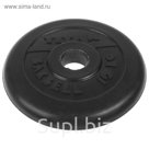 Диск d 51 10 кг TITAN-PROFY чёрный, ДТПЧ 51/10