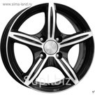Диск K&K МИРЕЛЬ КС544 6×14 4×d98 ЕТ38 d58,5 АЛМАЗ ЧЕРНЫЙ 7675