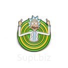 Брошь Rick and Morty Рик в портале