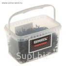 Саморезы по металлу OMAX, 3.5х41 мм, потайной, оксид, частый шаг, 2 кг
