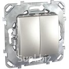 UNICAtop Выключатель двухклавишный в рамку сх.5 (MGU5.211.30ZD)