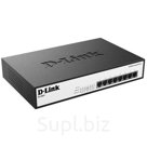 Коммутатор D Link DES 1008P A1A неуправляемый настольный 8x10 100BASE TX