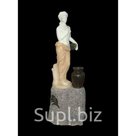 Декоративный фонтан из мрамора «Женщина с кувшином» F-021