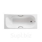 Ванна чугунная Roca Malibu 160 x 75 см противоскользящее покрытие без ручек