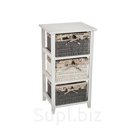 Комод с 3-мя ящиками 37*30*67 см Villa Bianca Арти-м (164-103)