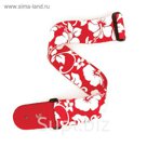 Ремень для гитары Planet Waves P20S1502 World, рисунок «Hibiscus», красный