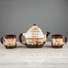 Чайный набор "Дом" 3 предмета 0,3 / 0,1 л