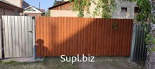 Забор из профнастила