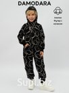 Комбинезон, Мишки на черном,  арт. 03122 (110 см)