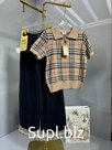 Total Look Burberry джинсы и американка