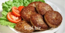 Состав: свинина полужирная, мясо птицы, сухари панировочные, белок соевый, соль поваренная пищевая, перец черный молотый, лук репчатый свежий, вода питьевая.