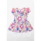 Платье для девочки, цвет мультиколор, рост 134 см