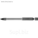 Сверло ЗУБР "ПРОФЕССИОНАЛ" 29845-08, кафель/керамика/стекло, шестигранный хвостовик, 8 мм