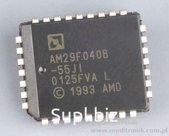 Флеш память AM29F040B-55JI