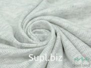 Трикотаж лапша из вискозы цвет «Светло-серый меланж» (62)