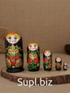 Матрешка "Хохлома с бабочкой" 5 кукольная
