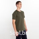 Футболка мужская, цвет хаки, размер 50