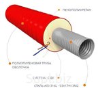 Гибкие гофрированные трубы из нержавеющей стали в ППУ изоляции SMITFLEX