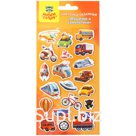 Наклейки объемные Мульти-Пульти "Машинки и самолетики"
