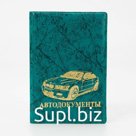 Обложка для автодокументов, цвет зелёный