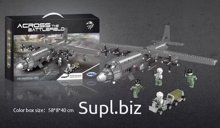Конструктор XingBao Военный самолет АС130 1713 дет. в кор. 58х8х40 см