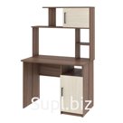 Стол компьютерный «Интел 12», 1000×600×1555 мм, цвет ясень шимо тёмный / шимо светлый