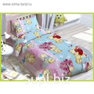 Постельное бельё "Этелька" 1,5 сп., Плюшевые мишки 143х215 см, 150х214 см, 50х70 см -1 шт., 100% хлопок, бязь, 125 г/м2