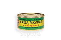 Каша рисовая с говядиной (0,325 кг.)