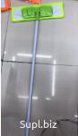 Швабра с насадкой из микрофибры, черенок 120 x d2,2см без телескопа, металл 0,2мм,карманы