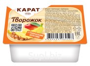 KARAT curds in 8 flavors: vanilla, peach, prune, strawberry, raspberry, apricot, cherry, tropical fruit