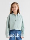 Рубашка для девочки MINAKU: Jeans collection, серо-голубая, рост 164 см