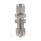 CBU обжимной соединитель с креплением на панель ( об.вр.М 14мм x об.вр.М 14мм )