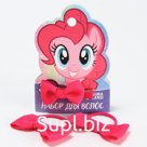 Набор для волос: резинка и заколка розовая "Бантик", My Little Pony, 3 шт