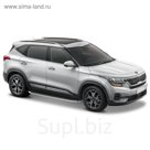 Пороги алюминиевые "Premium" Rival для Kia Seltos 2019-, 180 см, 2 шт, A180ALP.2805.1