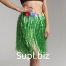 Гавайская юбка, зелёная
