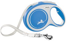 Поводок-рулетка Flexi New Comfort tape L 8m 50kg blue