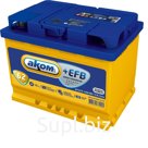 Аккумулятор автомобильный АКОМ EFB 6CT-62.0