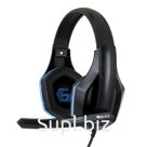 Наушники с микрофоном (гарнитура) GEMBIRD MHS-G10, проводные, 2,5 м, игровые, с оголовьем