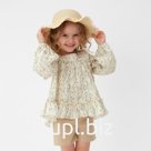 Блузка для девочки MINAKU «Ромашки», цвет молочный, рост 104 см