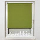Штора рулонная BRABIX 55×175 см, текстура - лён, защита 55-85%, 200 г/м2, зелёный S-32, 605979