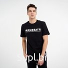 Футболка мужская KAFTAN «Батя», хлопок 100%, размер 48, чёрная
