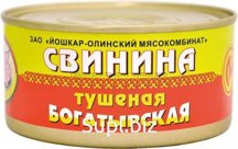 Свинина туш.Богатырская 325г ТУ ж/б/Йошкар-Ола/