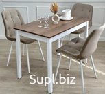 Стол обед. " Эльдо" Ножки мет.квадрат ЛДСП 1000*600 16мм