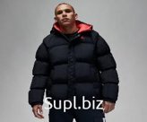 Пуховик Мужской Jordan Jacket Black/Fire Red Dq7349-010