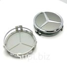 Колпачок в диск Мерседес Бенц графит 71-74 мм 04147