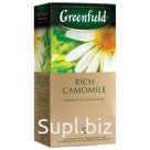 Чай GREENFIELD (Гринфилд) «Rich Camomile» («Ромашковый»), травяной, 25 пакетиков в конвертах по 1,5 г